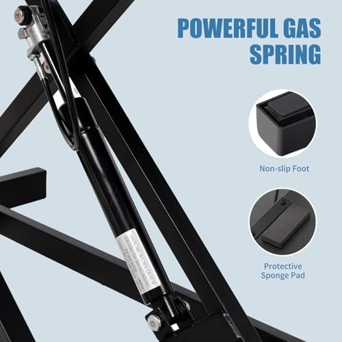Standing Desk Converter, Height Adjustable, Dual Monitor with Keyboard Tray