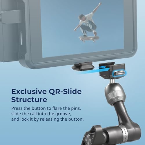 SMALLRIG 7" Rosette Magic Arm, HawkLock H21 Quick Release Structure