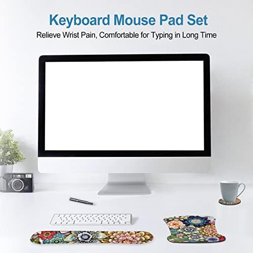 ToLuLu Keyboard Wrist Rest Mouse Pad Support, Ergonomic Mousepad fr Laptop