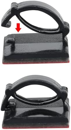 Cable Clips Self with 3M Adhesive Cord Organizer Hooks for Office Home Car
