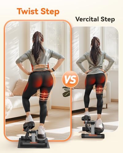 Niceday Steppers for Exercise at Home, Mini Stepper with 300LBS Capacity