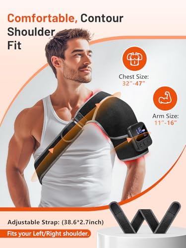Red Light Therapy for Shoulder with Heat & Massage