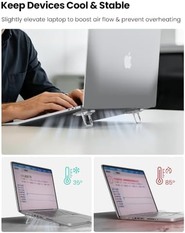 Nillkin Portable Laptop Stand with 3 Adjustable Angles, Laptop Riser, Slim