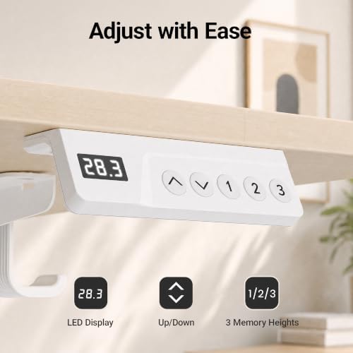 Claiks 40 x 24 Inch Nature Electric Standing Desk