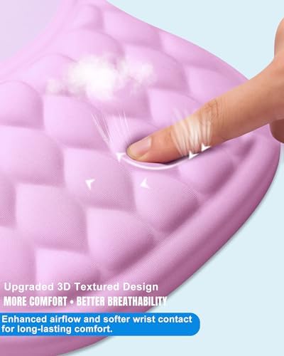 Ergonomic Mouse Pad with Sloped Memory Foam Wrist Rest