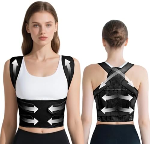 Back Brace Posture Corrector for Women and Men, Back Shoulder Support Belt