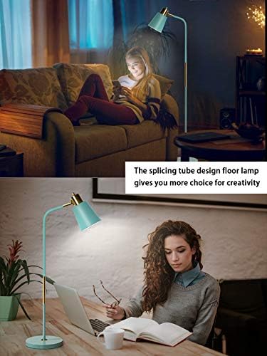 LALISU Floor Lamp Industrial Floor Lamps Reading Farmhouse Standing Lamp