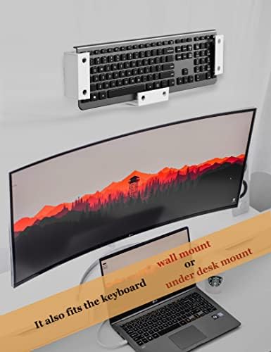 Under Desk Laptop Holder, White