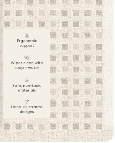 House of Noa Nama Standing Mat – Anti-Fatigue Cushioned Kitchen Mats for Floor | Ergonomic Bounce-Back Foam Kitchen Mats | Anti-Fatigue Mats for Kitchen & Standing | Levi Buff | 22" x 72"