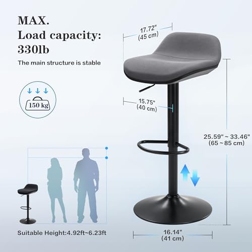 IWMH Standing Desk Stool, Adjustable Standing Desk Chair, Sit Stand Stool