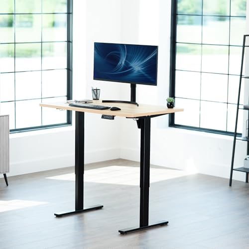 VIVO Light Wood 48 x 30 in Standing Desk, DESK-KIT-1B5C