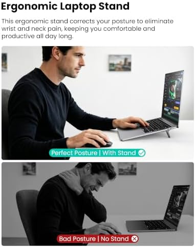 Nillkin Portable Laptop Stand with 3 Adjustable Angles, Laptop Riser, Slim