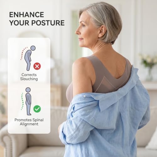 Posture Support Bra, Lifting and Shaping Corrector Bra for Seniors