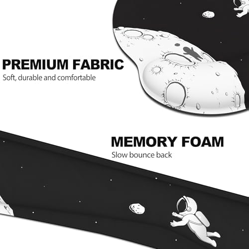 Ergonomic Mouse Pad with Wrist Rest and Keyboard Wrist Rest, Mousepad