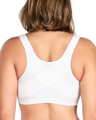 HSIA Posture Bras for Women Front Closure No Underwire Back Support Bra