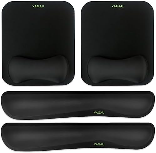VAGAU Premium Keyboard Wrist Rest and Mouse Pad Wrist Support