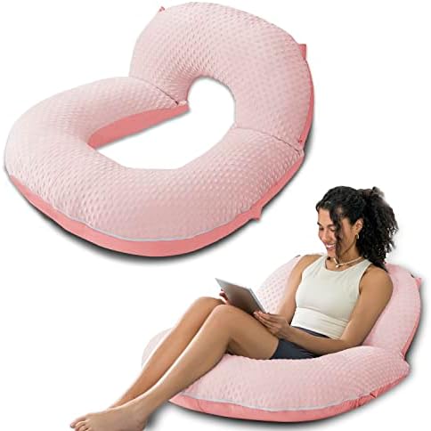 INSEN Reading Pillow, Back Pillow for Sitting in Bed and Couch, Gaming Pillow for Adults, Sit Up Support for Bed
