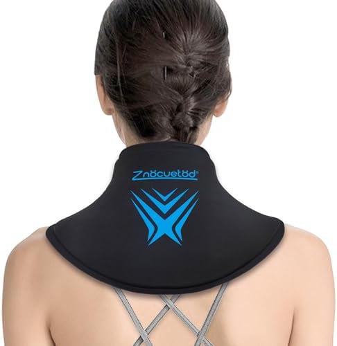 Neck Ice Pack Wrap Reusable Gel Ice Packs for Cervical Injuries Pain Relief