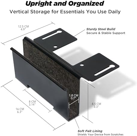 ULTRARM Moodular Vertical Laptop Tray Add-On for Rails, Do Not Use Alone