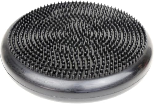 Cando-30-1870 CanDo Inflatable Balance Disc for Balance Training, Proprioception, Strengthening Lower Extremities, Posture, Stress Relief, Restlessness & Anxiety. Black, 14” Diameter (Pack of 5)
