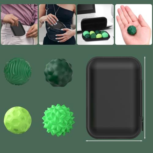 BUSOHA Silicone Magnetic Fidget Balls - 8 Pack Fidget Toys for Adult