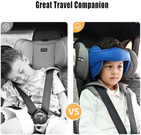 Adjustable Toddler Car Seat Head Support Band,Child and Baby Head Support