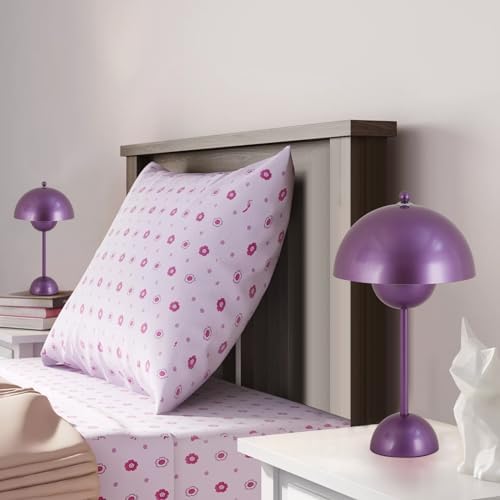 Creative Mid-Century Modern Bud Table Lamp for Home&Office, Pearl Violet