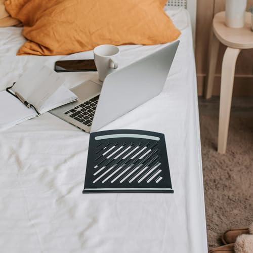 Adjustable Laptop Stand for Laptop and Menu, Black Desktop