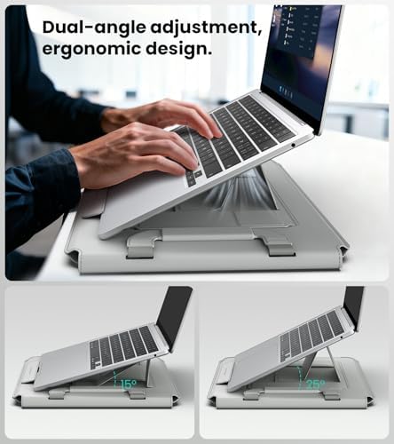Nillkin 16 inch Laptop Sleeve with Stand (4-in-1), 2 Stand Modes, Mouse Pad