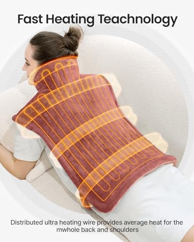 RENPHO Heating Pad for Neck Shoulders Back, Birthday Gifts for Women & Mom