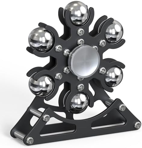 Desk-Fidget-Toys for Ferris-Wheels-Spinner: Metal Kinetic-Spinner 4mins, Cool-Gadgets for Kid Children Teen Adult EDC-Toy, ADHD Tools Cool-Stuff Stress Relief for Office Home School Christmas