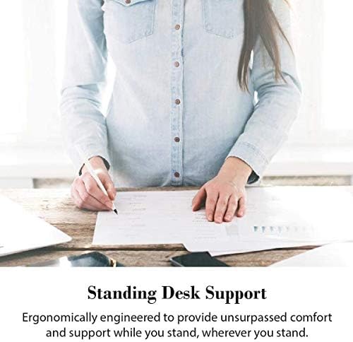 WellnessMats Granite Collection Anti-Fatigue Floor Mat, Polyurethane – Ergonomic Support Pad for Home, Kitchen, Garage, Office Standing Desk – Water Resistant - Made in USA