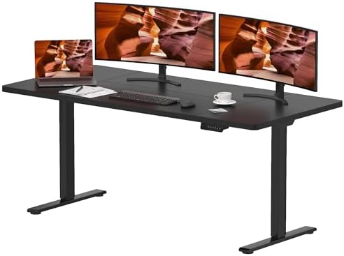 63''x28''Dual Motor Adjustable Large Standing Desk for Home Office