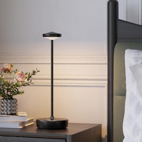 Cordless LED Portable Table Lamp,5000mAh Rechargeable Battery