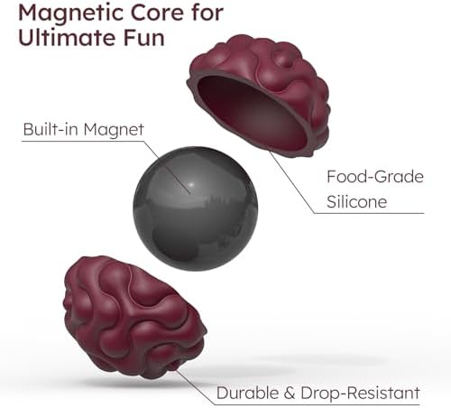Magnetic Sensory Fidget Balls (8PCS), Weighted Magnet Balls Fidget Toys