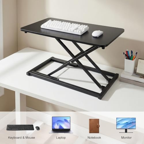 Standing Desk Converter, Adjustable Keyboard Riser, 7 Height Levels