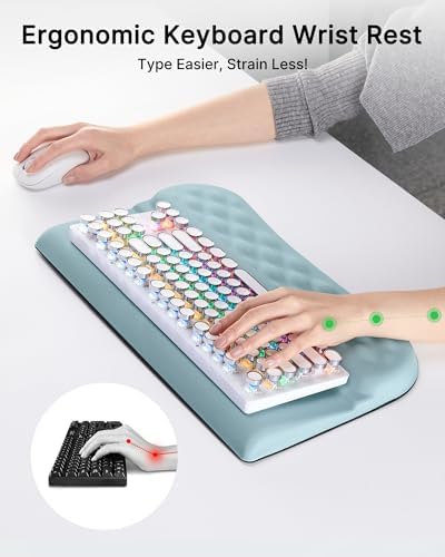 Laborio Wrist Rest with Keyboard Stand Ergonomic Computer Wrist Support Pad