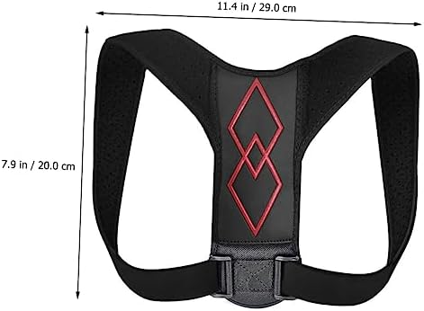 KOMBIUDA Adjustable Invisible Back Brace Posture Corrector for Men Women Ergonomic Design for Spine Alignment Suitable for Indoor Outdoor Use Comfortable and Durable Materials