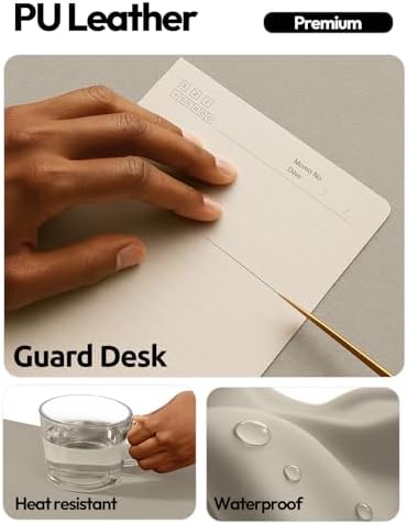 YSAGi Desk Protector&Blotter, Non-Slip Waterproof Leather Mouse Pad