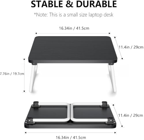 Foldable Lap Desks Laptop Tray for Bed or Couch