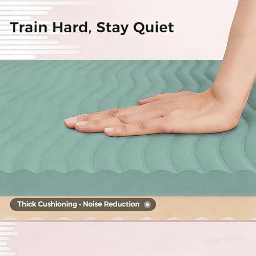 Keep 72" x 24" TPE Yoga Mat Non Slip, 1/4 Inch (6mm) Exercise Mat for Home Workout, Gym, Yoga, Pilates & Stretching with Carrying Strap, Oat White