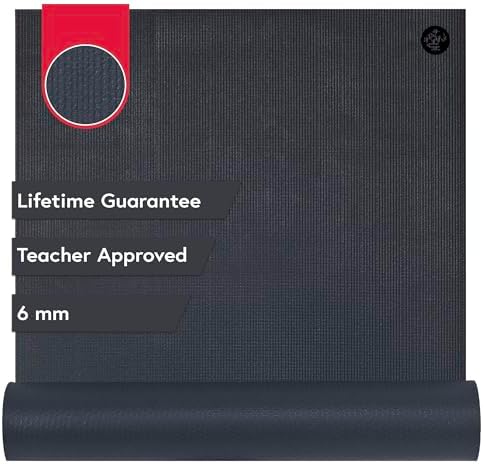 Manduka PRO Yoga Mat - 6mm | Lifetime Durability | Hygienic Construction | Premium Studio Quality | Teacher Approved