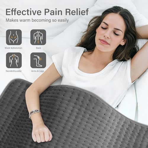 XXXL Heating Pad for Back, Period Cramps, Extra Large Electric Heat Pad