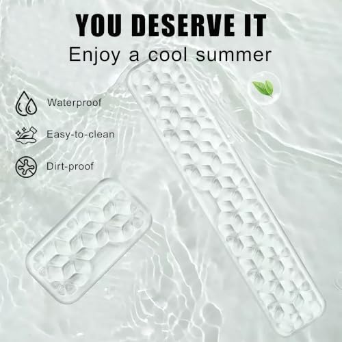 Mouse Pad with Wrist Rest, Soft Cloud Gel Keyboard Mouse Pad Set with Hand Wrist Support, Cute Non Slip Office Desk Accessories for Comfort/Pain Relief/Computer/Laptop (Clear Diamond)