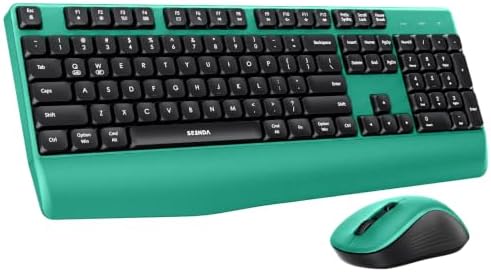 seenda COE200 Wireless Bluetooth Keyboard and Mouse Combo with Wrist Rest