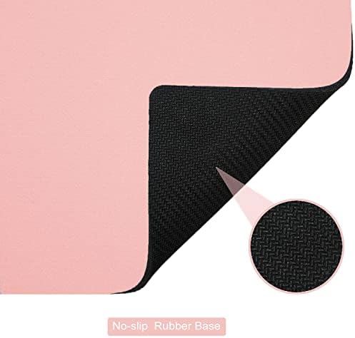2 Pack Pink Mini Mouse Pad Small Size, Portable Mousepad for Home Office