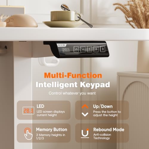 Monomi 79" Large Electric Standing Desk,Height Adjustable for Two-Person