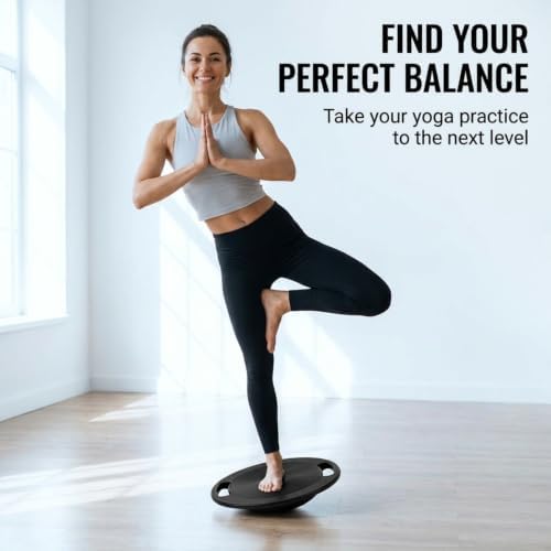 Wobble Balance Board | Portable Stability Trainer | Non-Slip Design