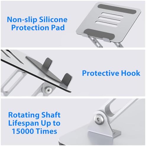 Laptop Stand for Desk, Adjustable Laptop Riser Holder