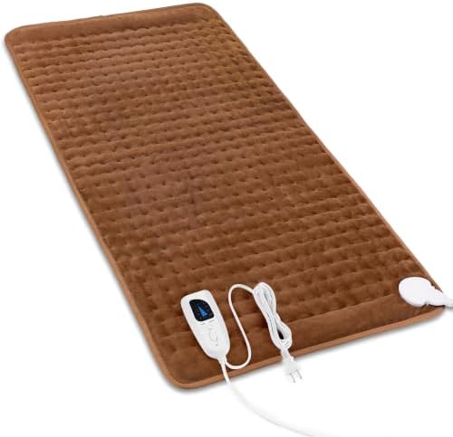 Heating Pad,Electric Heating Pads,Heating Pad for Back,Brown,33x17 Inch